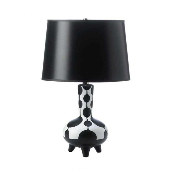 Dollop Black And White Table Lamp - Image 2