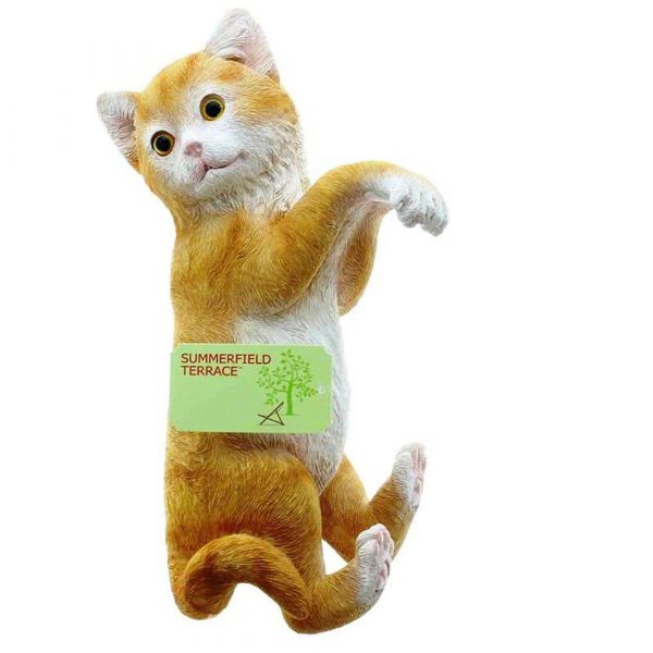 Climbing Cat Amber Decor