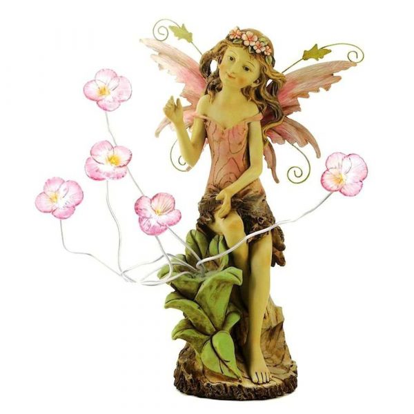 Solar Peony Fairy FiguriSolar Peony Fairy Figurine