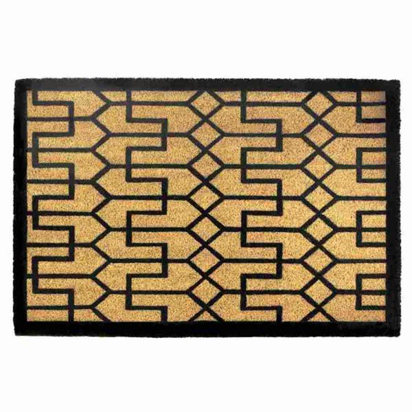 Buchanan Art Deco Coir Doormat